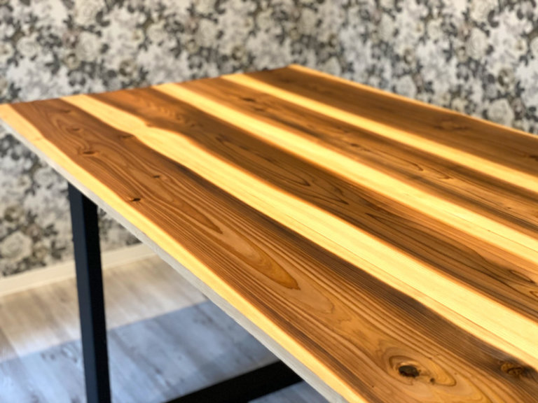 DIY】格安で作るアイアン脚風テーブル